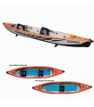 Kayak gonflable tandem Ocean Typhon 4,40 mètres